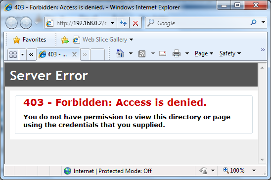 Resolve '403 - Forbidden: Access is denied' while accessing Num
