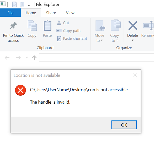 Windows 10 – How to delete “The handle is invalid” folders – IT Support ...