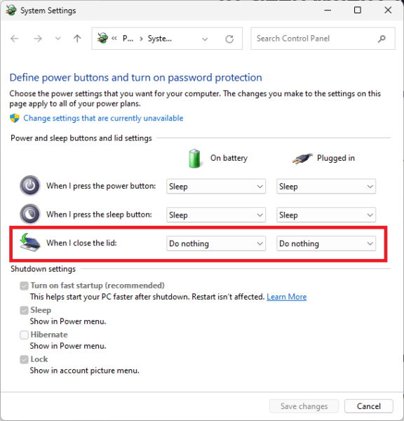 Windows 11 – How to Stop Sleep When Closing the Laptop Lid – IT Support ...