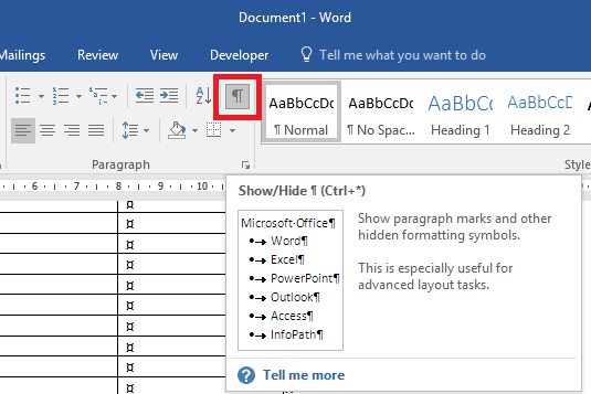 Word 2013 2016 Table repeat Header Row Not Working IT Support 